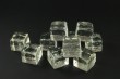 Ice Cubes On Black Photo